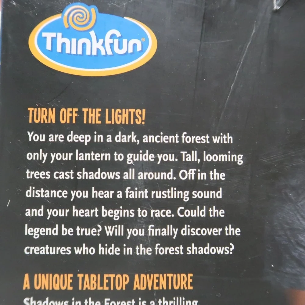 Shadows In the Forest Board Game Thinkfun 2017 Complete Ages 8+